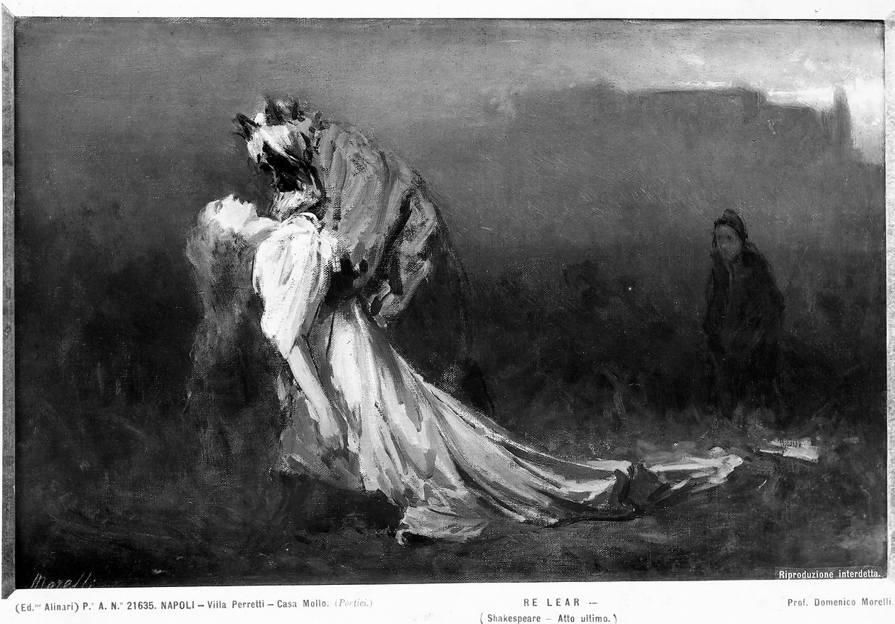 Kung Lear av Domenico Morelli