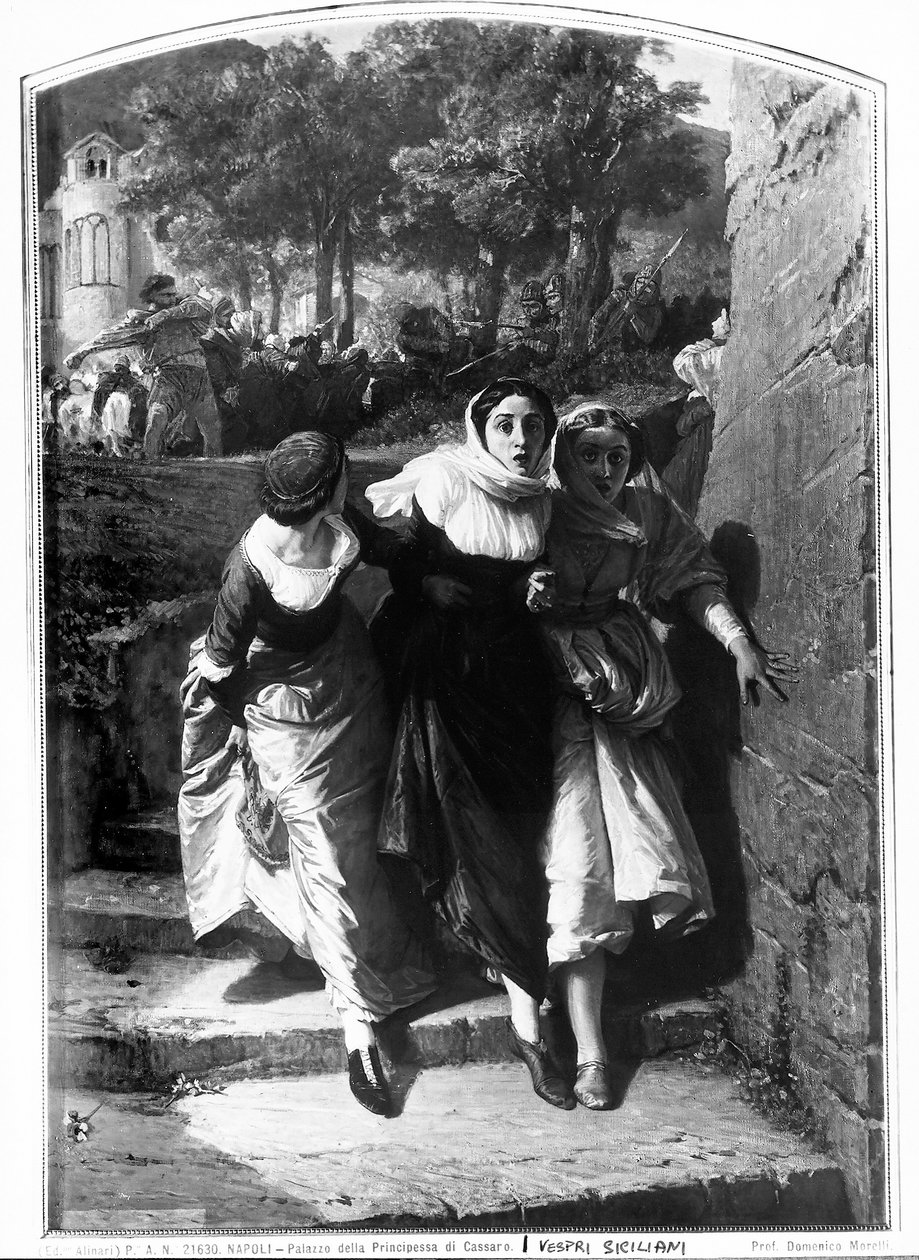De sicilianska vesperna, 1843-1901 av Domenico Morelli