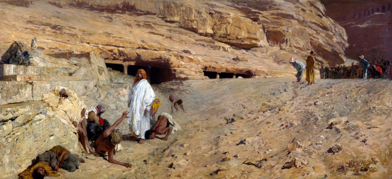 Den besatta av Domenico Morelli