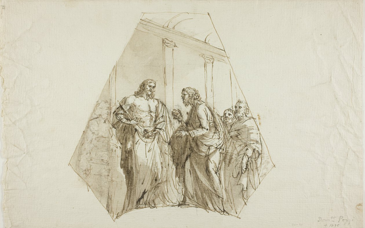 Tvivlande Thomas (Spandrel Design) av Domenico Pozzi