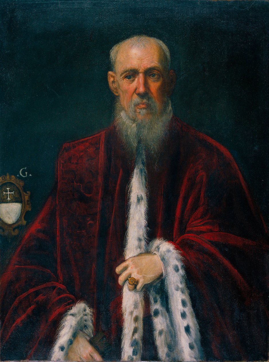 Porträtt av åklagaren Alessandro Gritti - Porträtt av åklagaren Alessandro Gritti - Målning av Jacopo Robusti, känd som Tintoretto (1518-1594) - ca 1581 - Olja på duk - 99,5x75 - Museu Nacional d