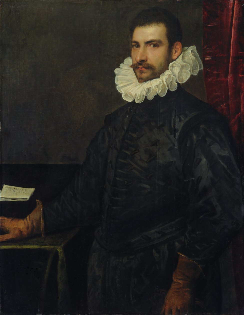 Porträtt av en ung man av Domenico Robusti Tintoretto