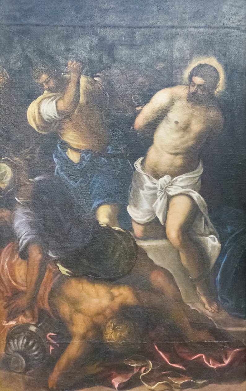The Flagellation, ca 1598 (olja på duk) av Domenico Robusti Tintoretto