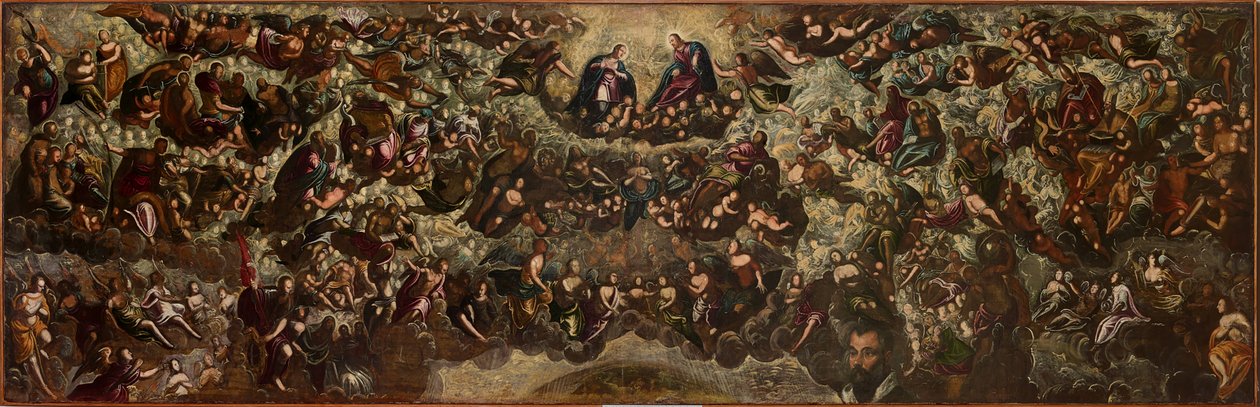 Paradiset, 1588-1592. av Domenico Tintoretto
