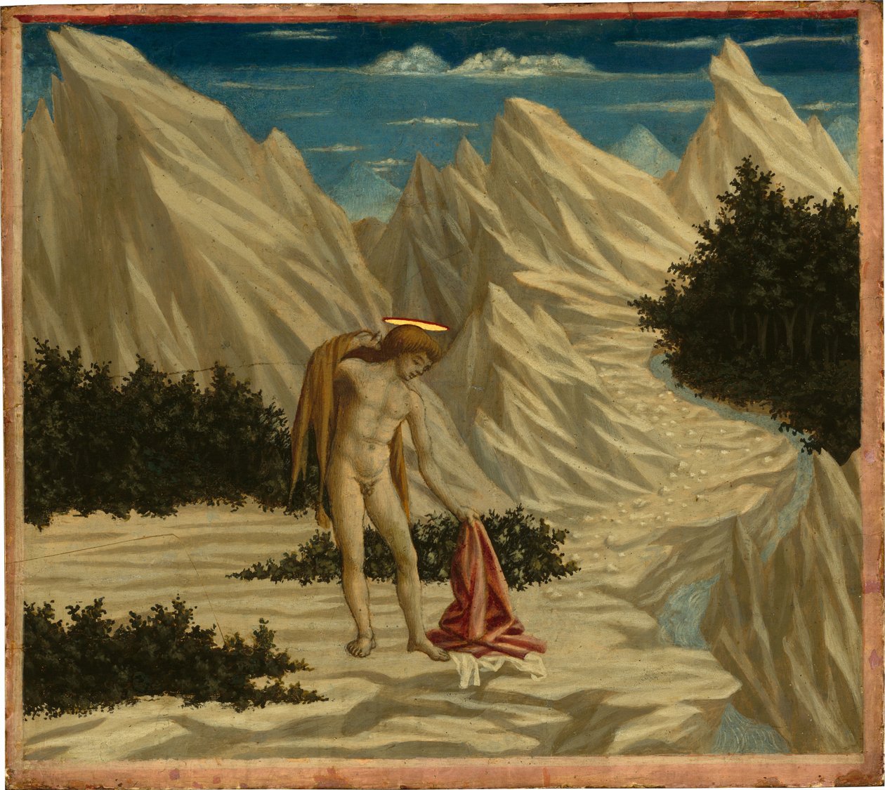 Sankt Johannes i öknen av Domenico Veneziano