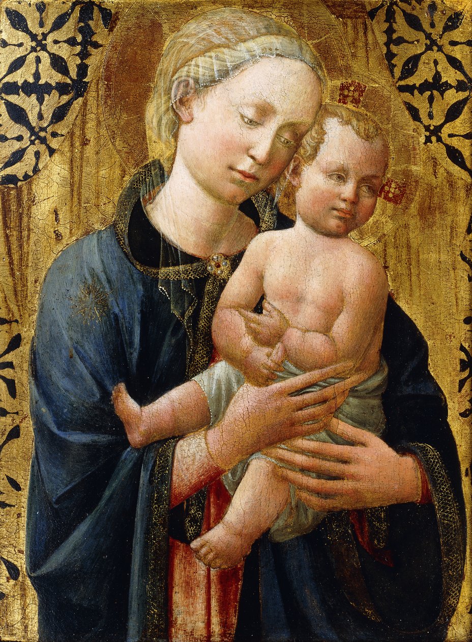 Madonnan och barnet, av Domenico di Michelino
