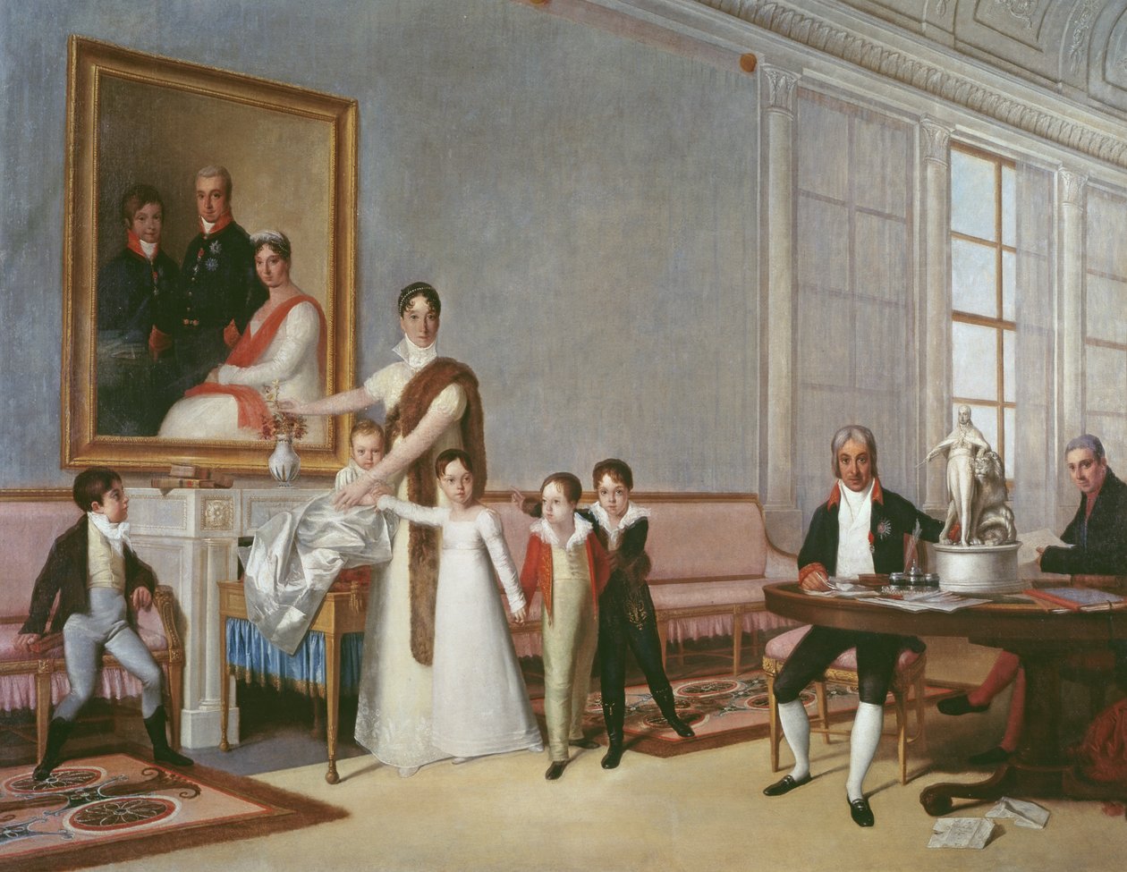 Le Aiga o le Uluai Viscount o Santarem, 1816 swed av Domingos Antonio de Sequeira