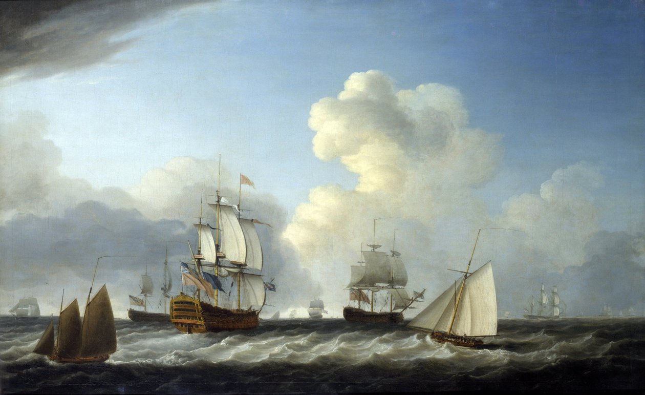 Den brittiska Royal Navys andra klassens fartyg, 98 kanoner, var "Saint George", som följdes av andra fartyg av Dominic Serres