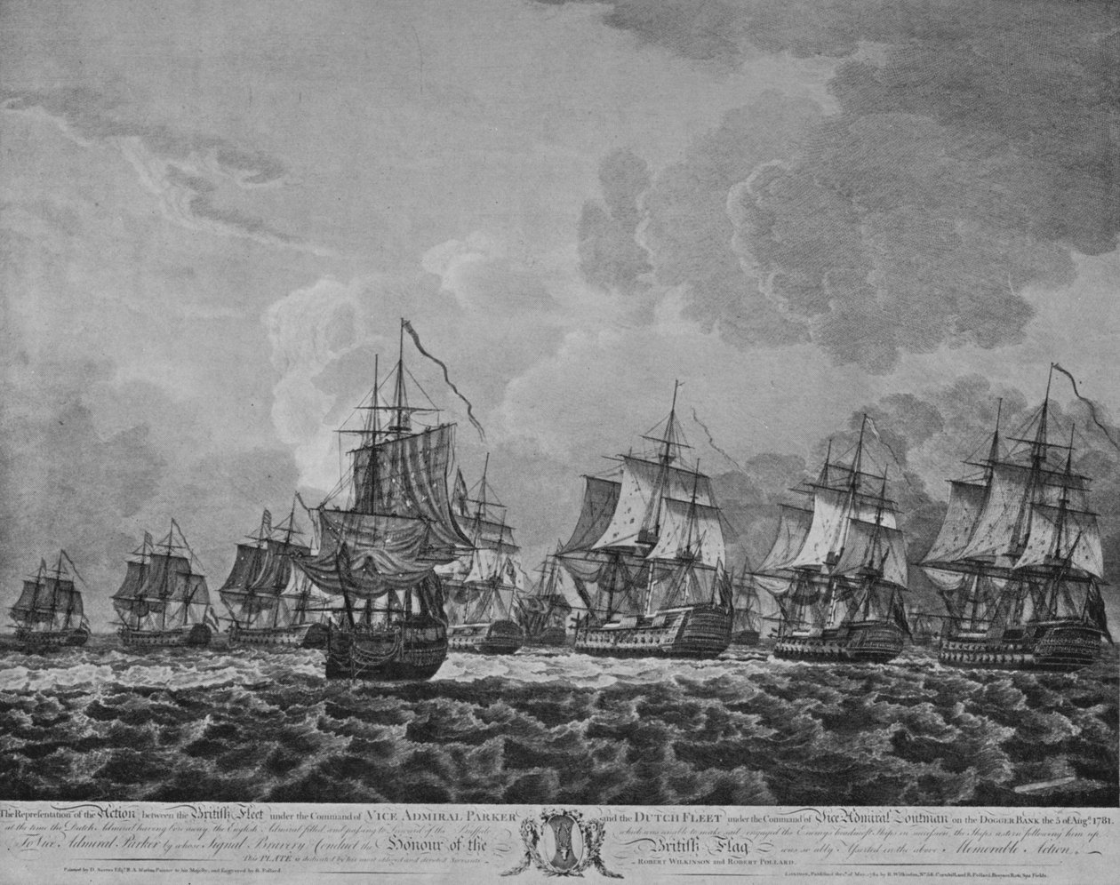 Doggerbanken, c1780-talet av Dominic Serres