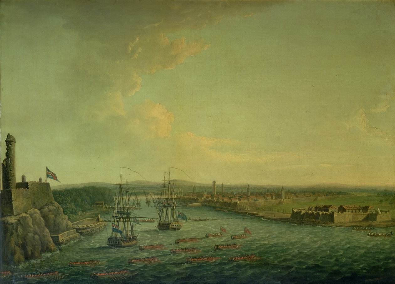 Belägringen av Havanna 1762, 1767 av Dominic Serres