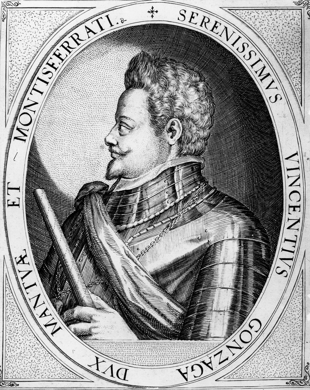 Vincenzo Gonzaga, hertig av Mantua, 1597 av Dominicus or Custodis Custos