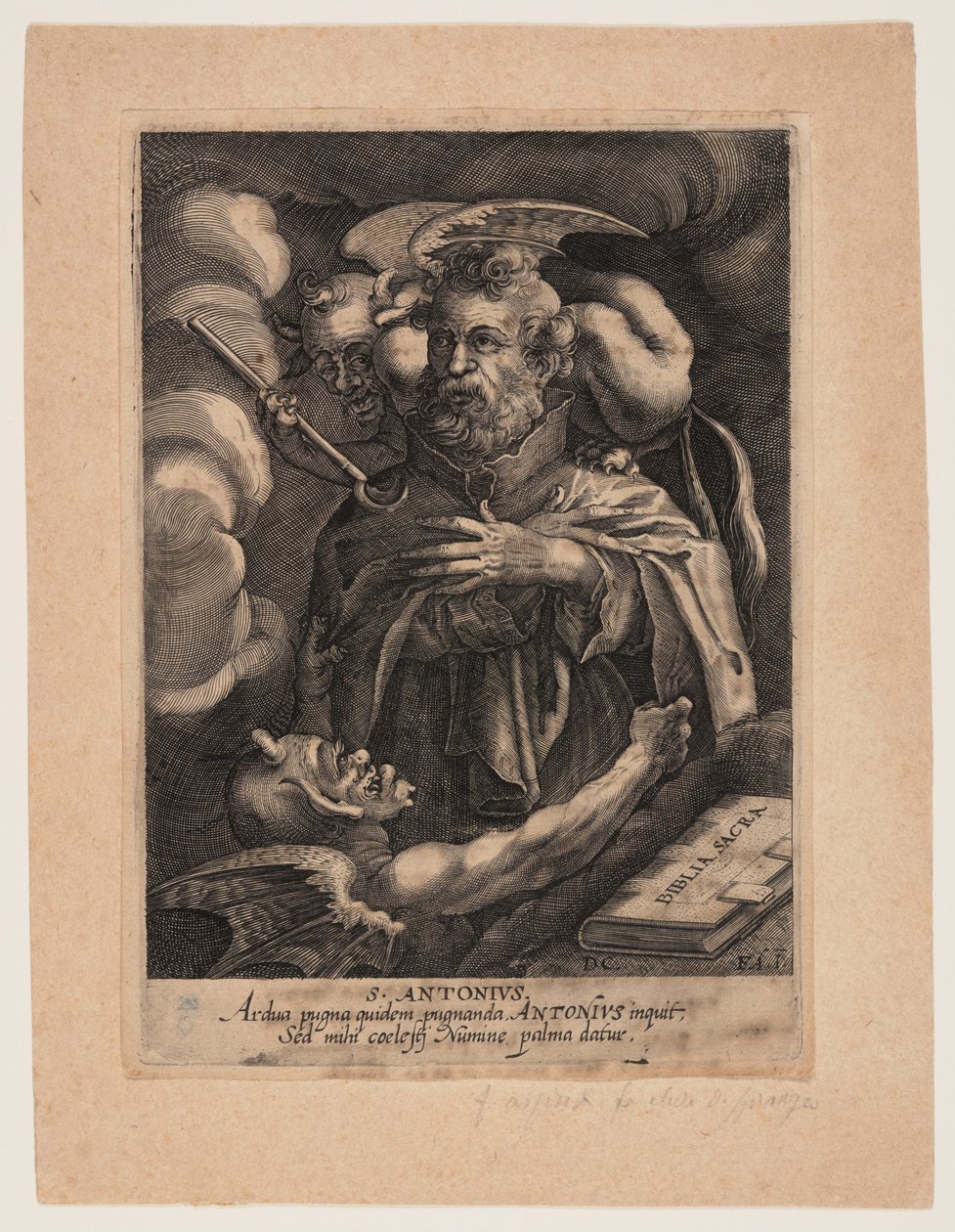 Sankt Antonius av Dominicus Custos