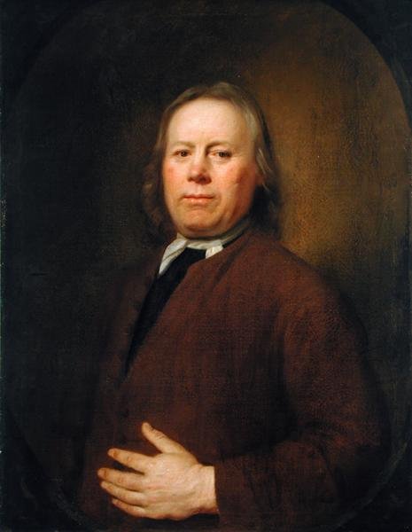 Porträtt av kapten Ulrich Jansen av Dominicus Van der Smissen