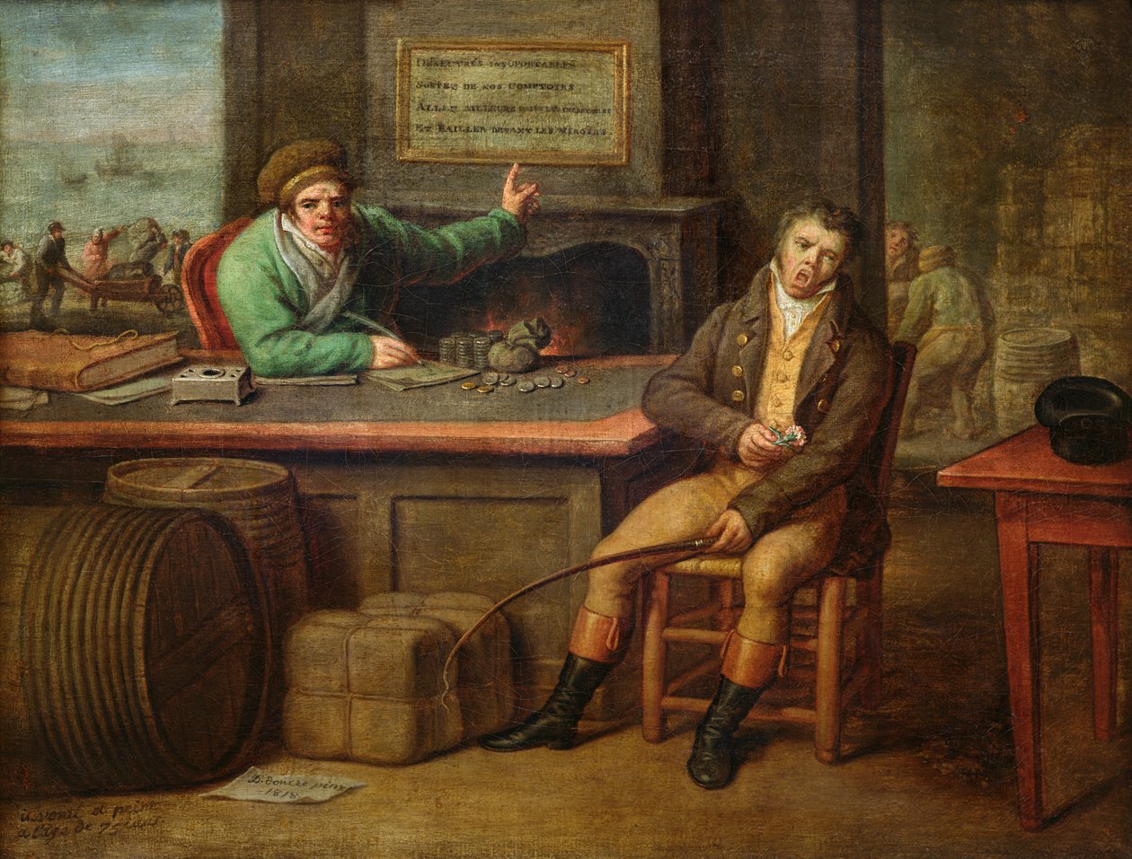 Sysslolöshet, 1818 av Dominique Doncre