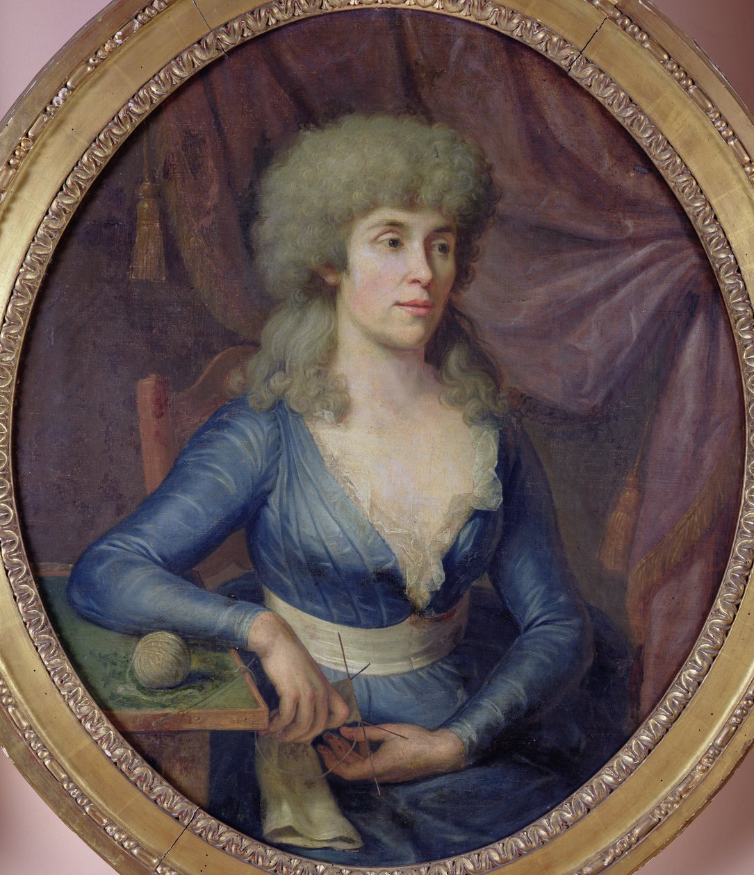 Porträtt av madame Lepage, 1797 av Dominique Doncre