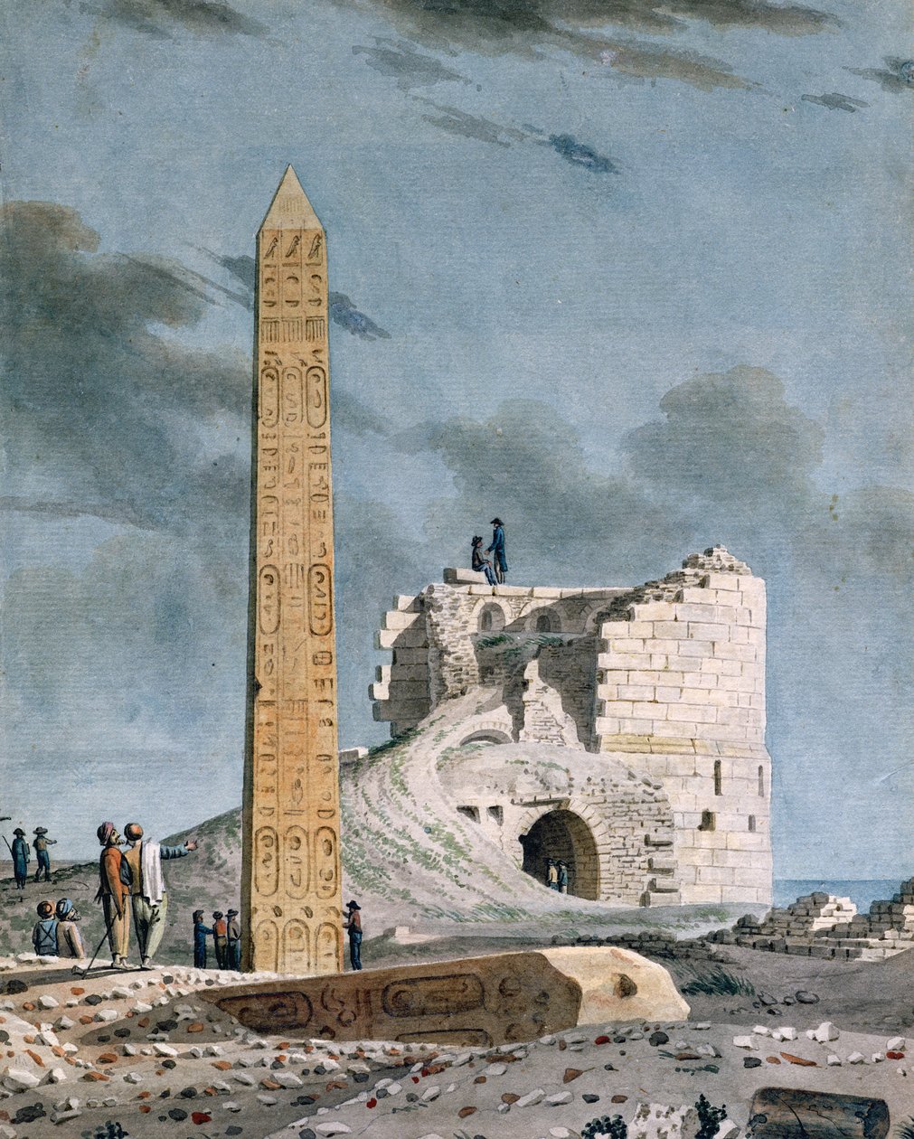 Cleopatras obelisk av Dominique Vivant Denon