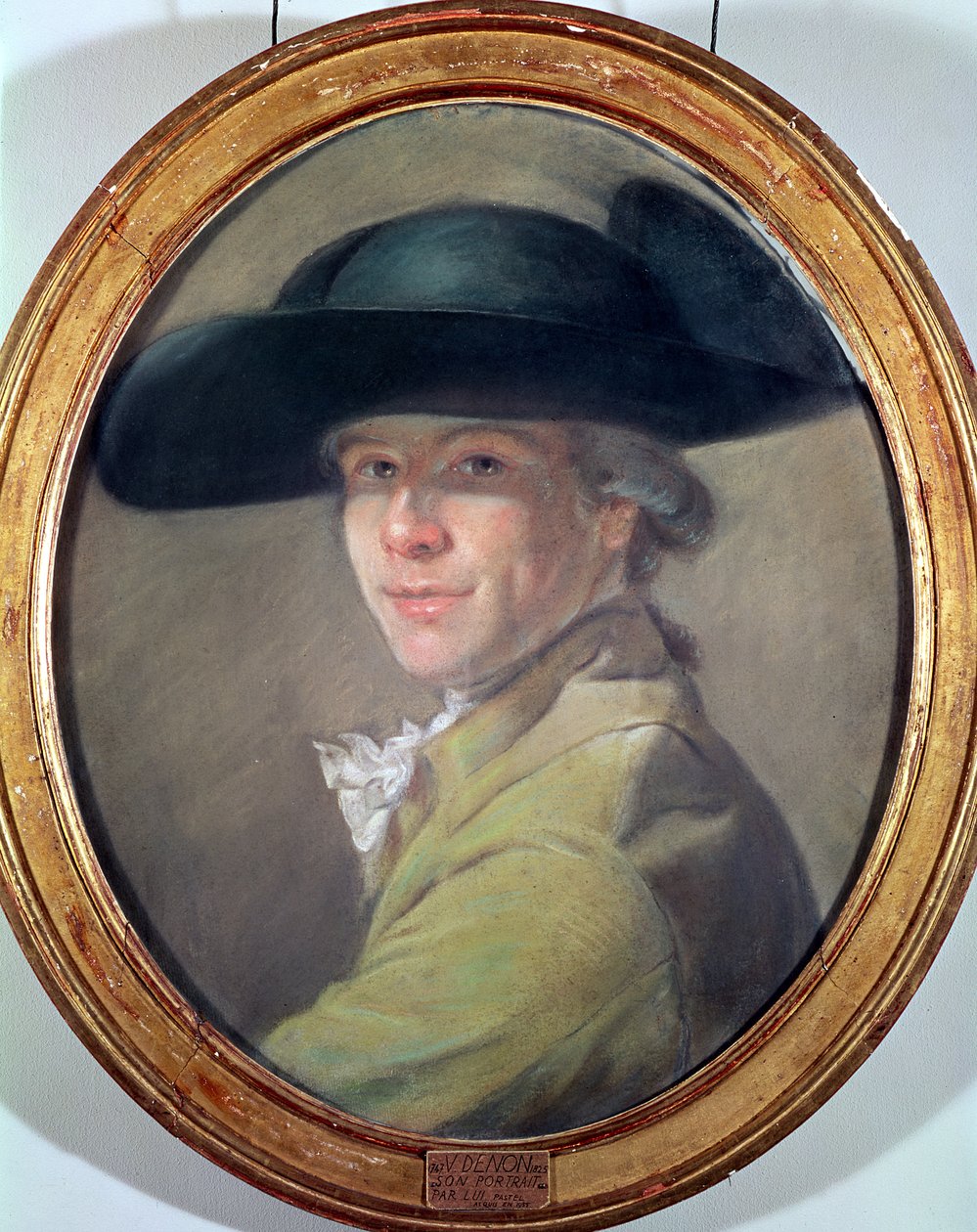 Självporträtt, ca 1780 (pastell) av Dominique Vivant Denon