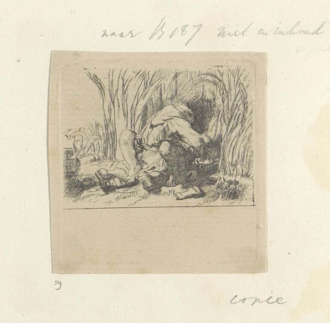Monnik in het koren Samling av åttiofem originaltryck (serietitel) av Dominique Vivant Denon (baron) (attributed to)