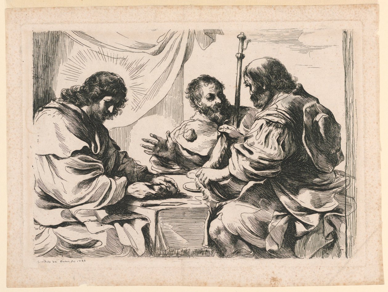 Nattvarden i Emmaus av Dominique Vivant Denon