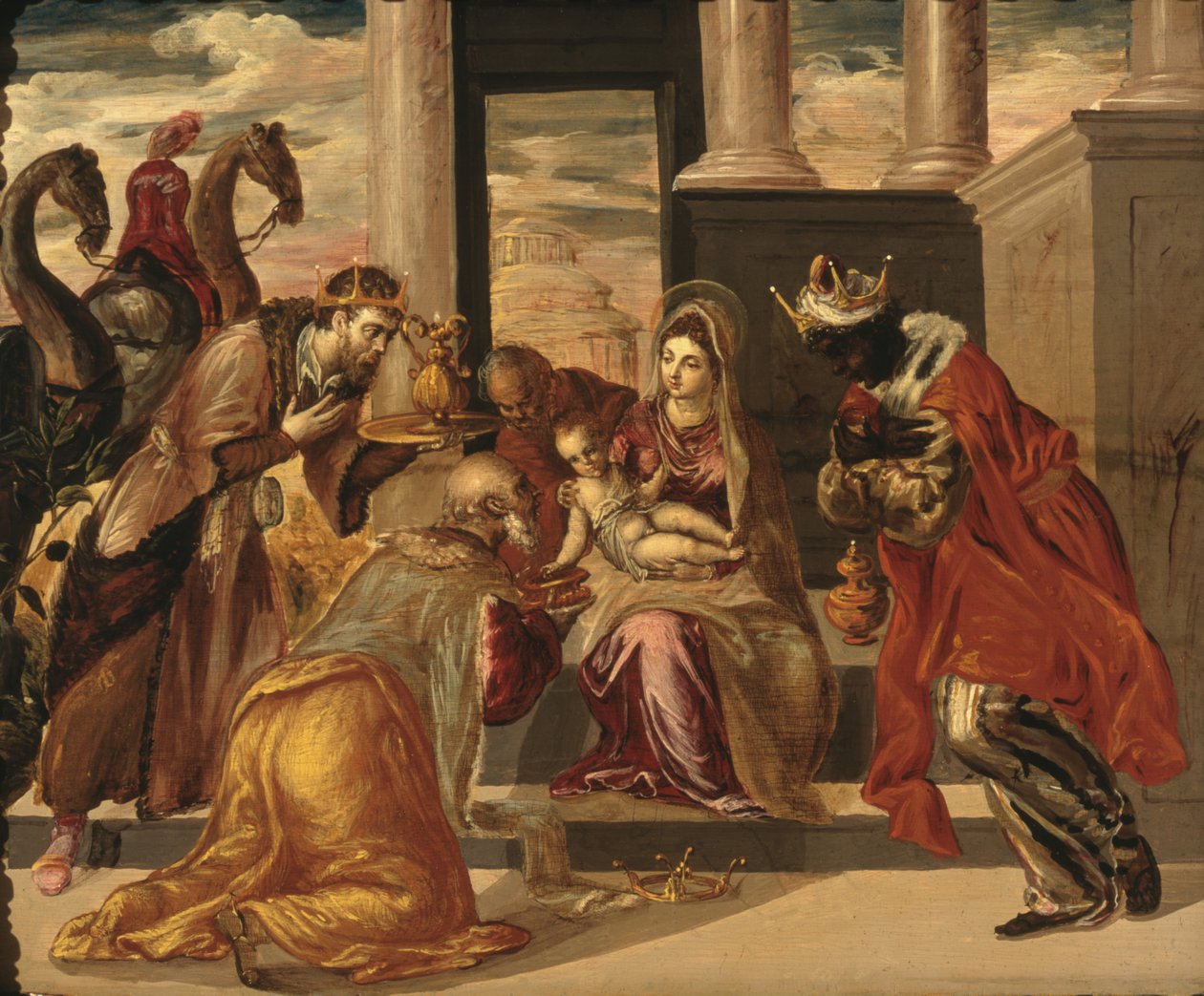 Adoration of the Magi av El Greco