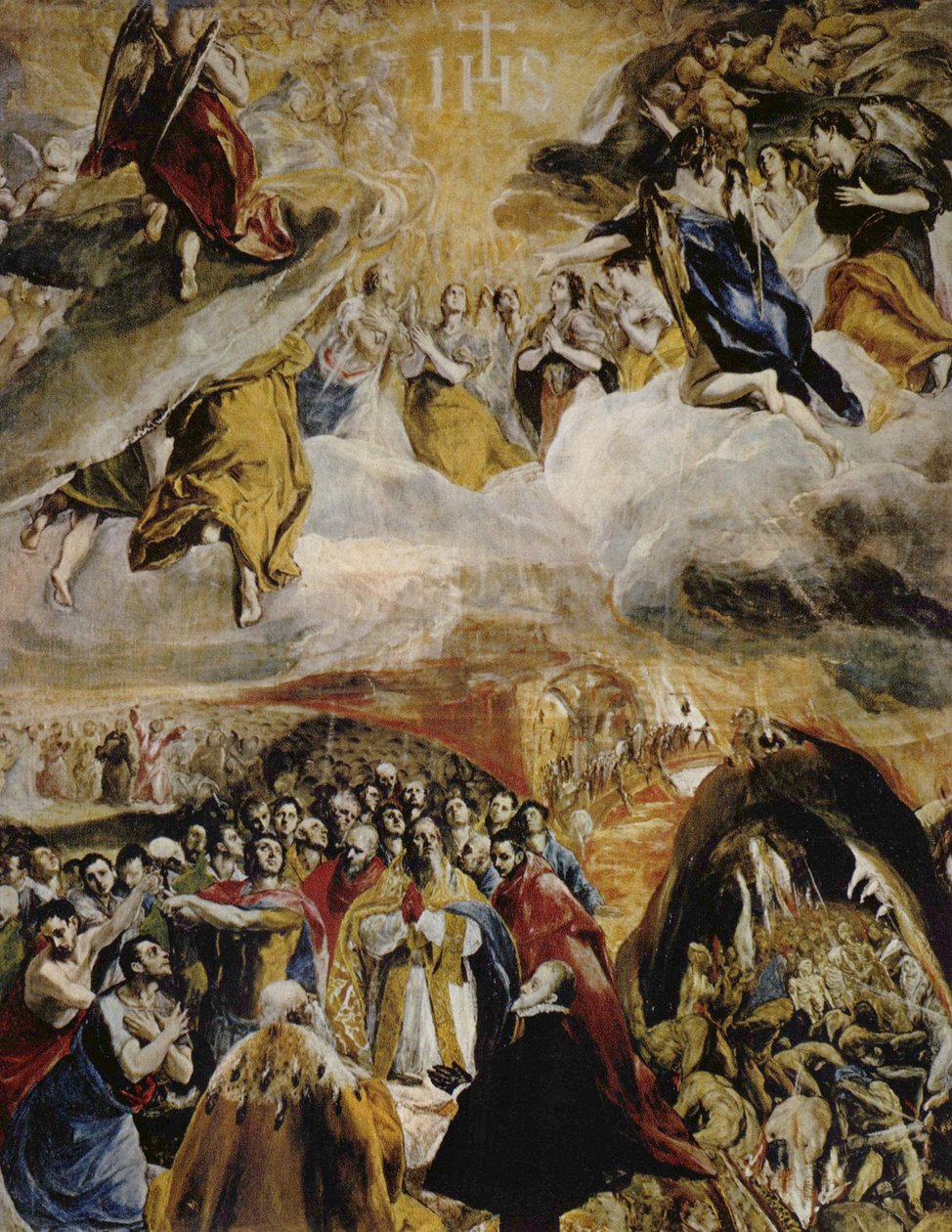 Allegorie auf den Sieg bei Lepanto av El Greco
