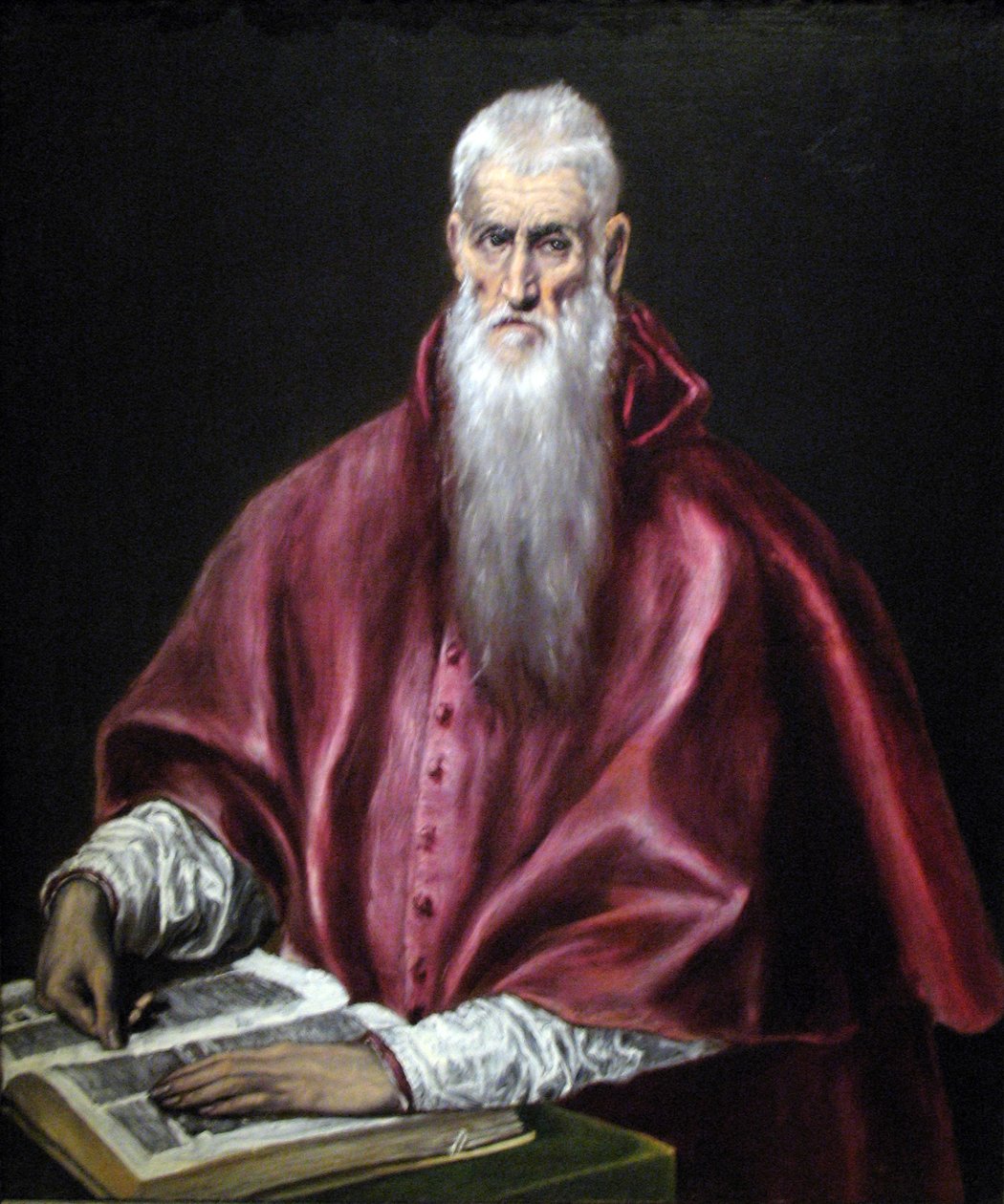 Der Heilige Hieronymus als Studierender av El Greco