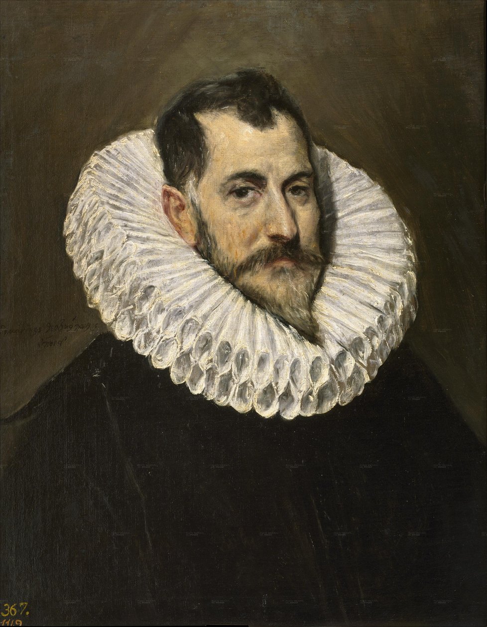 Retrato de caballero desconocido av El Greco
