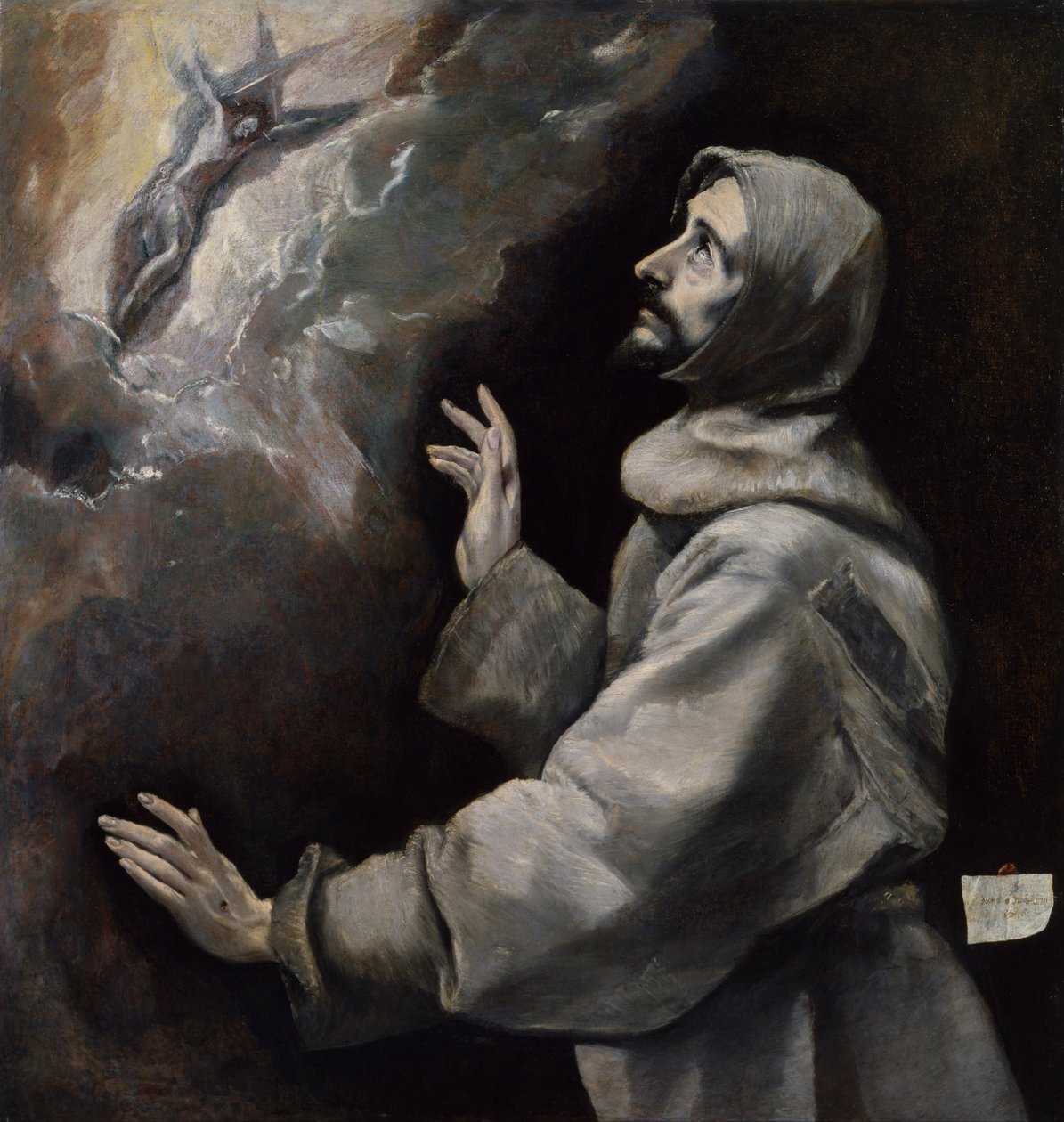 Saint Francis Receiving the Stigmata av El Greco