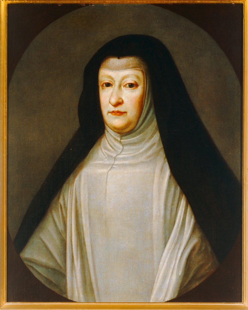 Marianne av Österrike, dotter till Ferdinand III, hustru till Felipe IV, hennes farbror ... av Don Juan Carreno de Miranda
