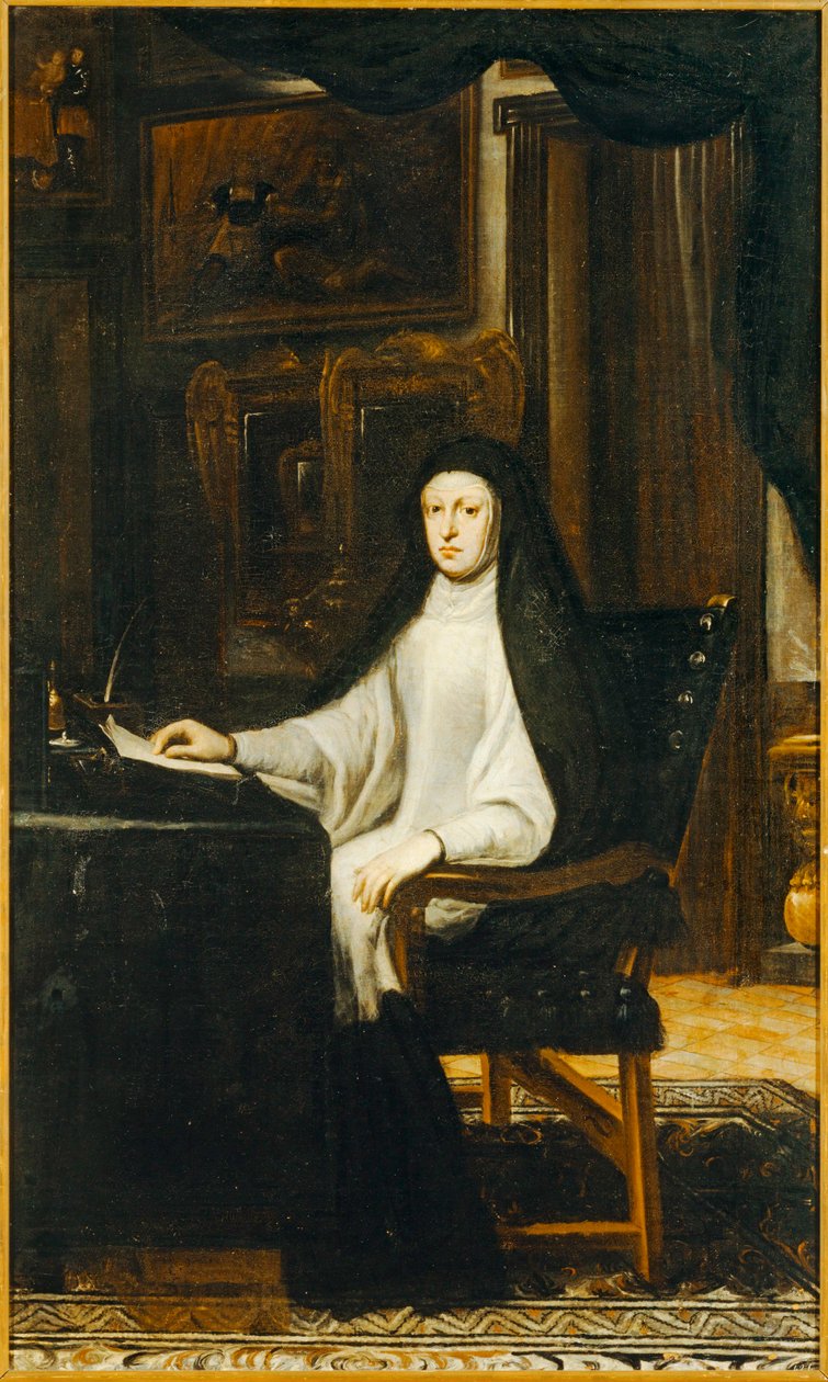 Drottning Maria Anna av Österrike, dotter till kejsar Ferdinand III... av Don Juan Carreno de Miranda