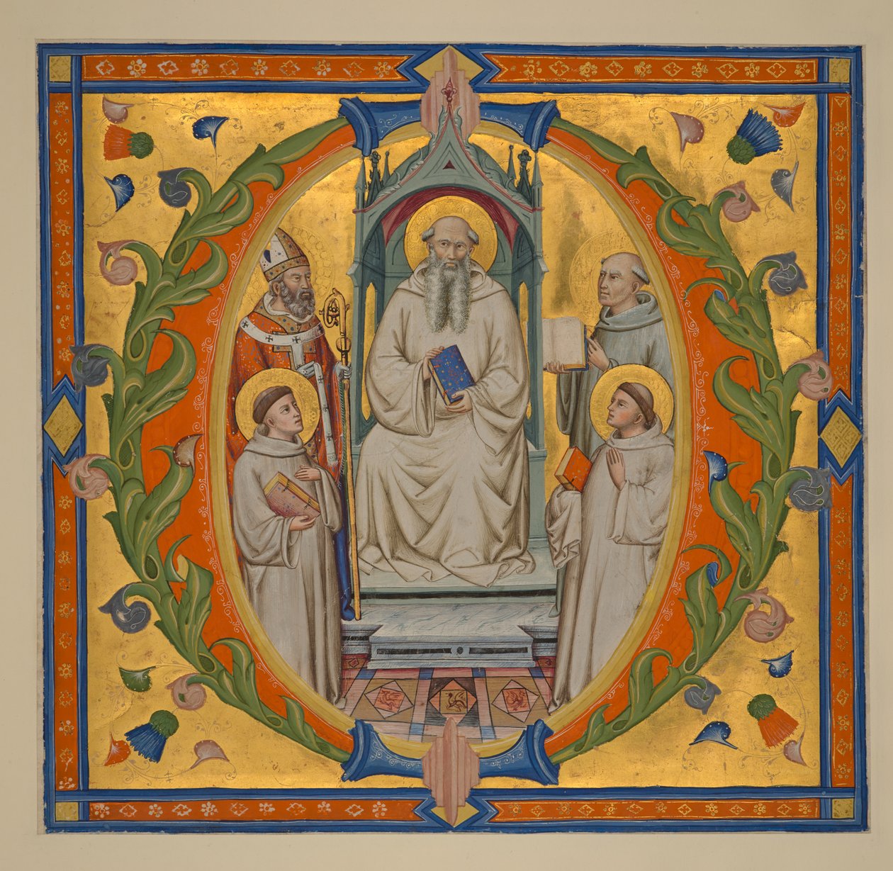 Lägg till. 37472 f.3: Ett klipp från en Gradual, med en historisk initial, 