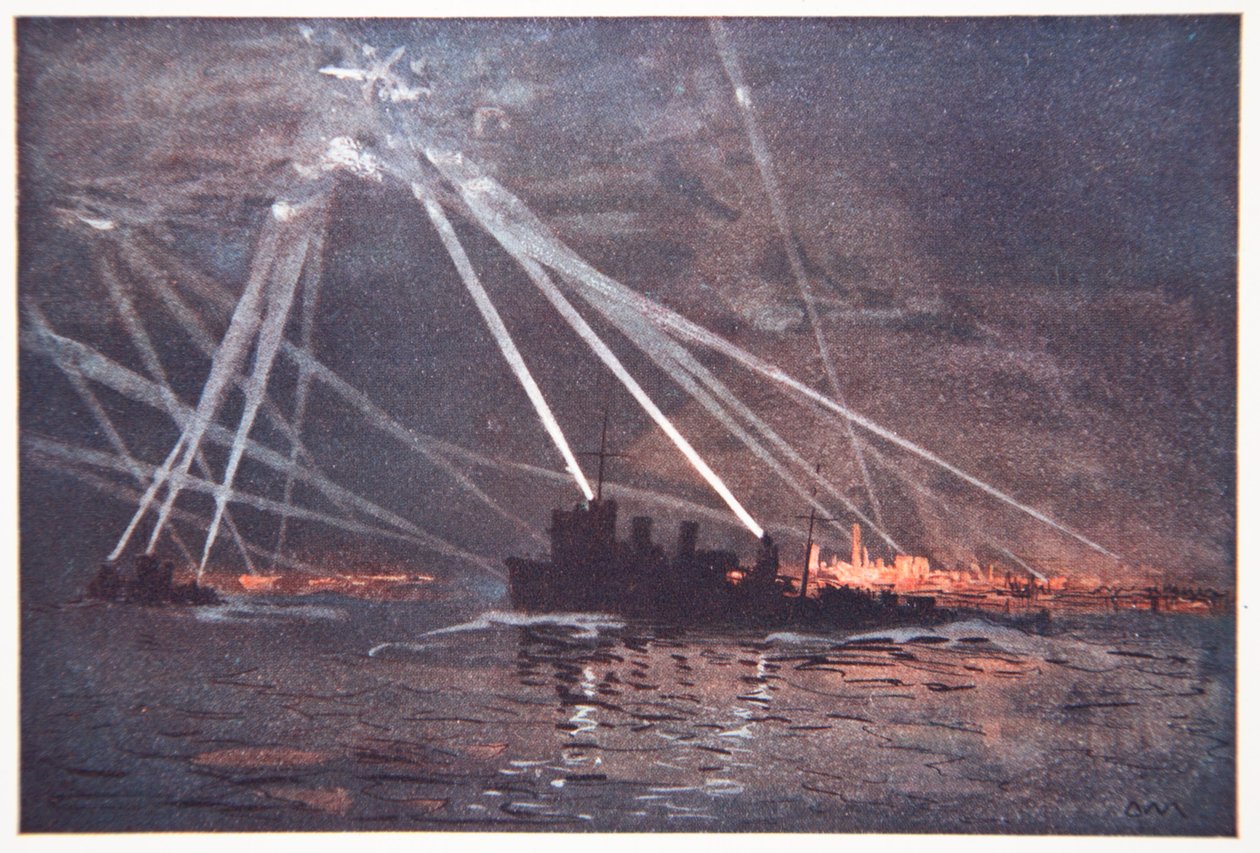 Blood and Iron: An Air-raid in the North, illustration från 