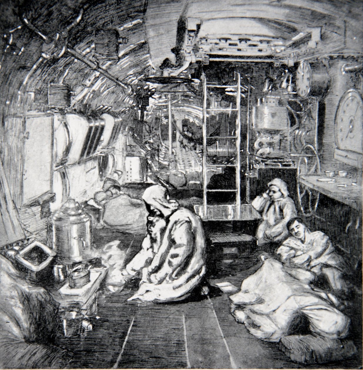 Eight Bells, Midnight, illustration från 