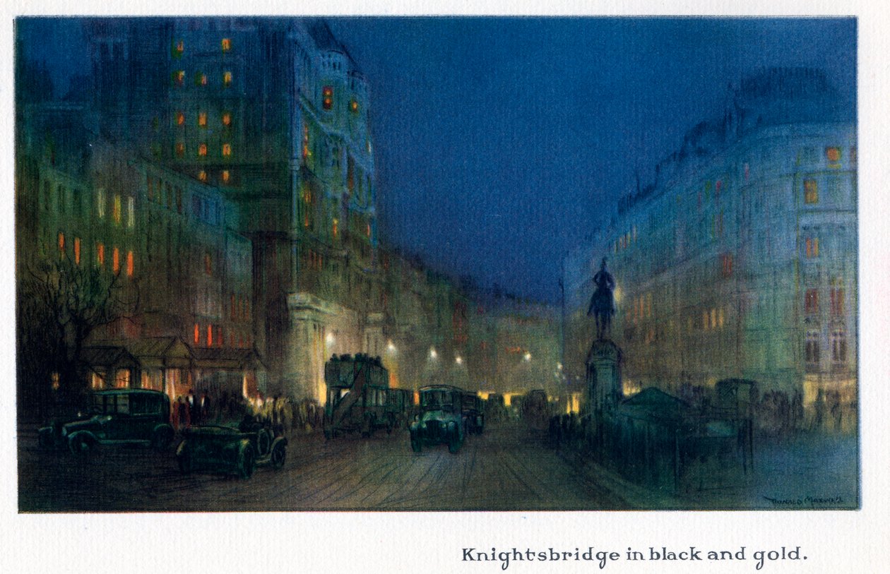 Knightsbridge i svart och guld, från 