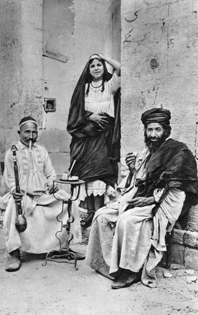 Människor i Kairo, Egypten, c1922 av Donald McLeish