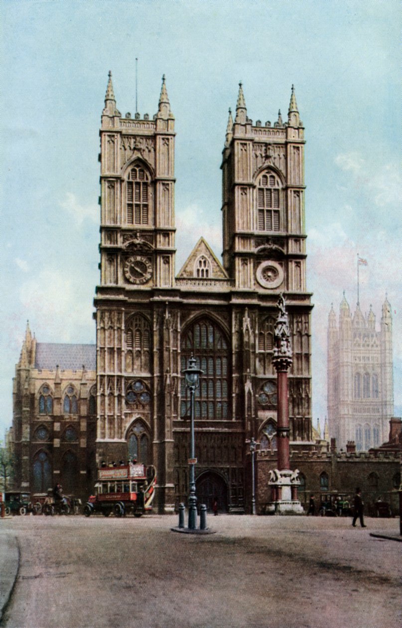 Westminster Abbey, London, ca 1930-talet av Donald McLeish