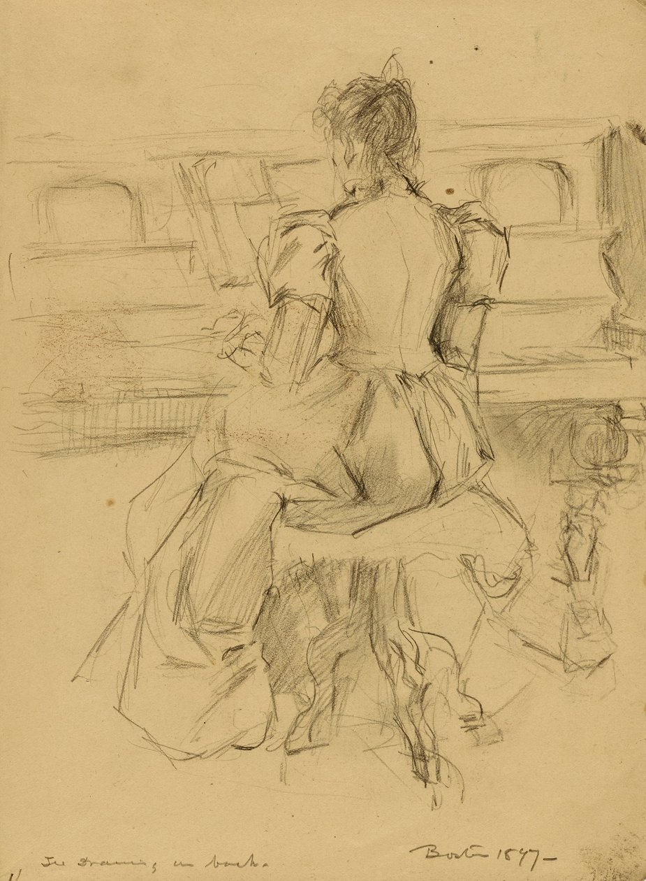Ella vid pianot av Donald Shaw MacLaughlan