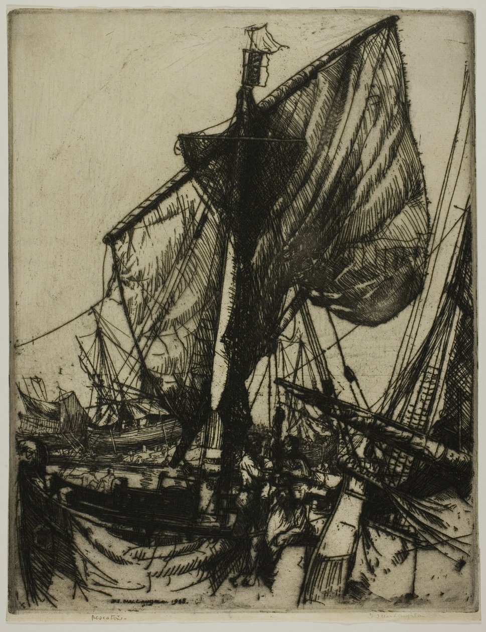 Fiskare från Chioggia av Donald Shaw MacLaughlan