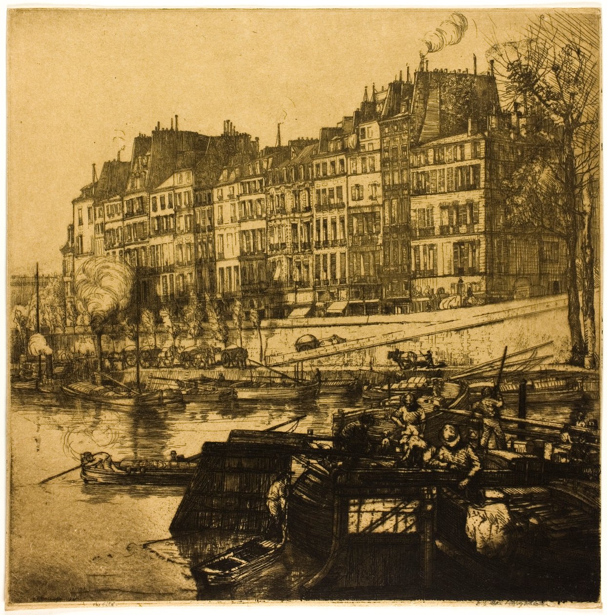 Staden, Paris av Donald Shaw MacLaughlan