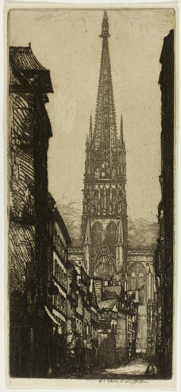 La Fleche, Rouen av Donald Shaw MacLaughlan