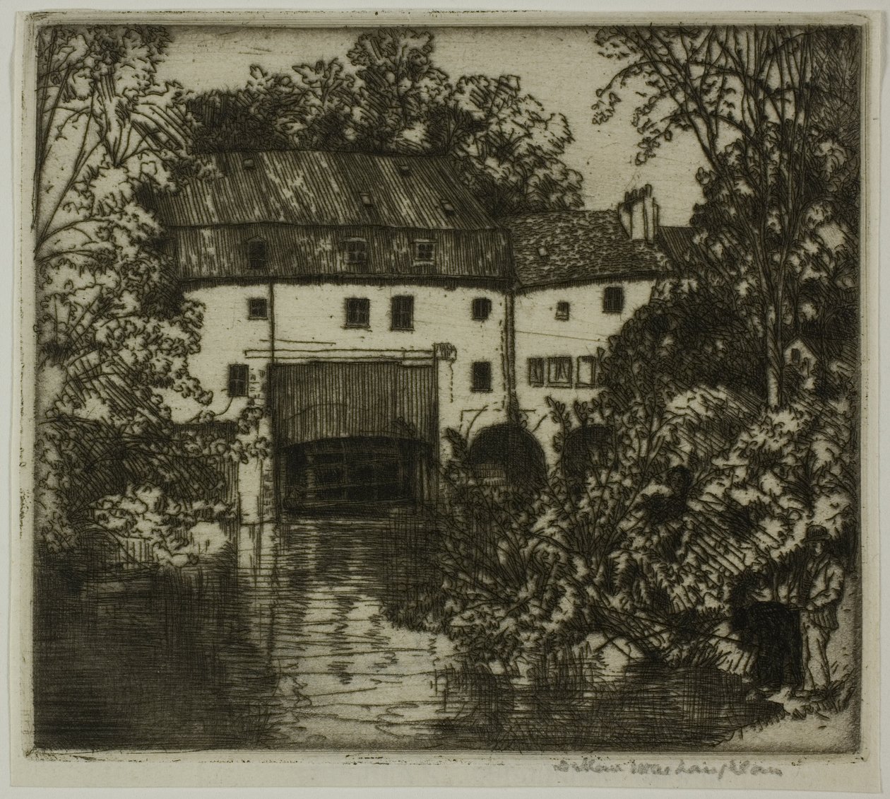 Moulin St. Maurice av Donald Shaw MacLaughlan