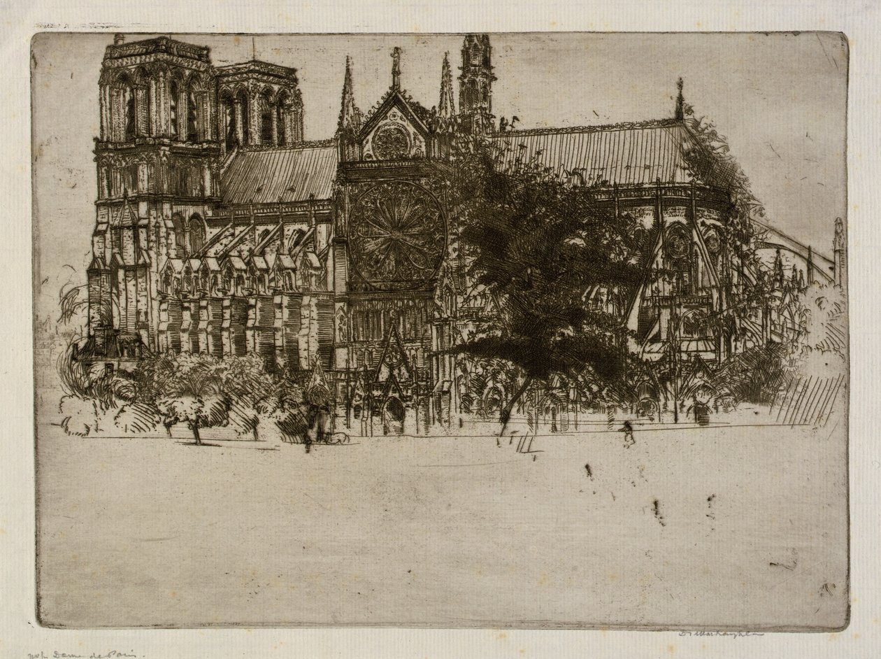 Notre-Dame de Paris av Donald Shaw MacLaughlan