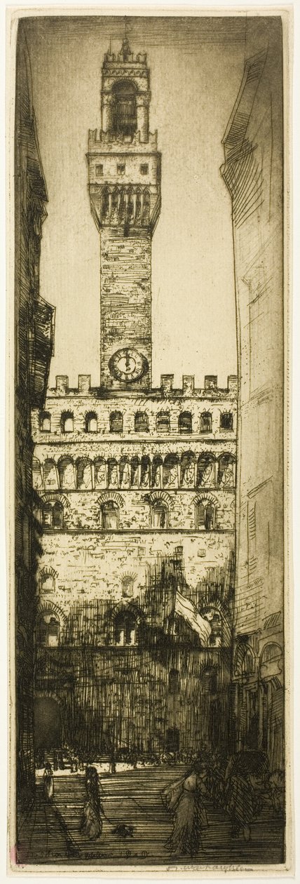 Palazzo Vecchio, Florens av Donald Shaw MacLaughlan
