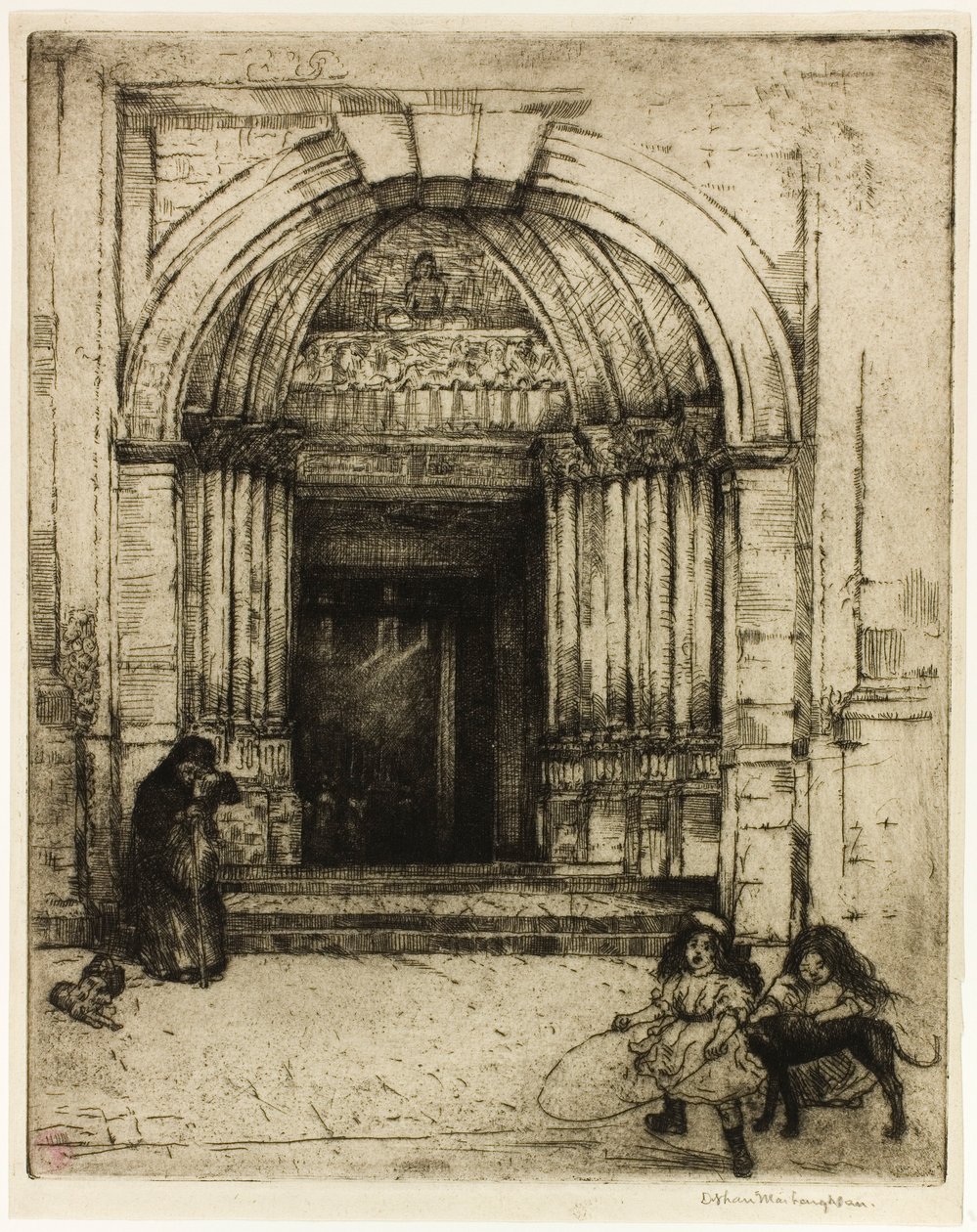 Portal för St. Germain-des-Pres av Donald Shaw MacLaughlan
