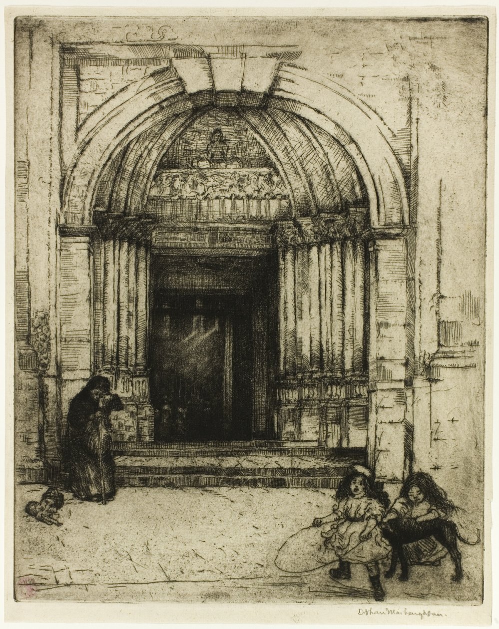 Portal för St. Germain-des-Pres av Donald Shaw MacLaughlan