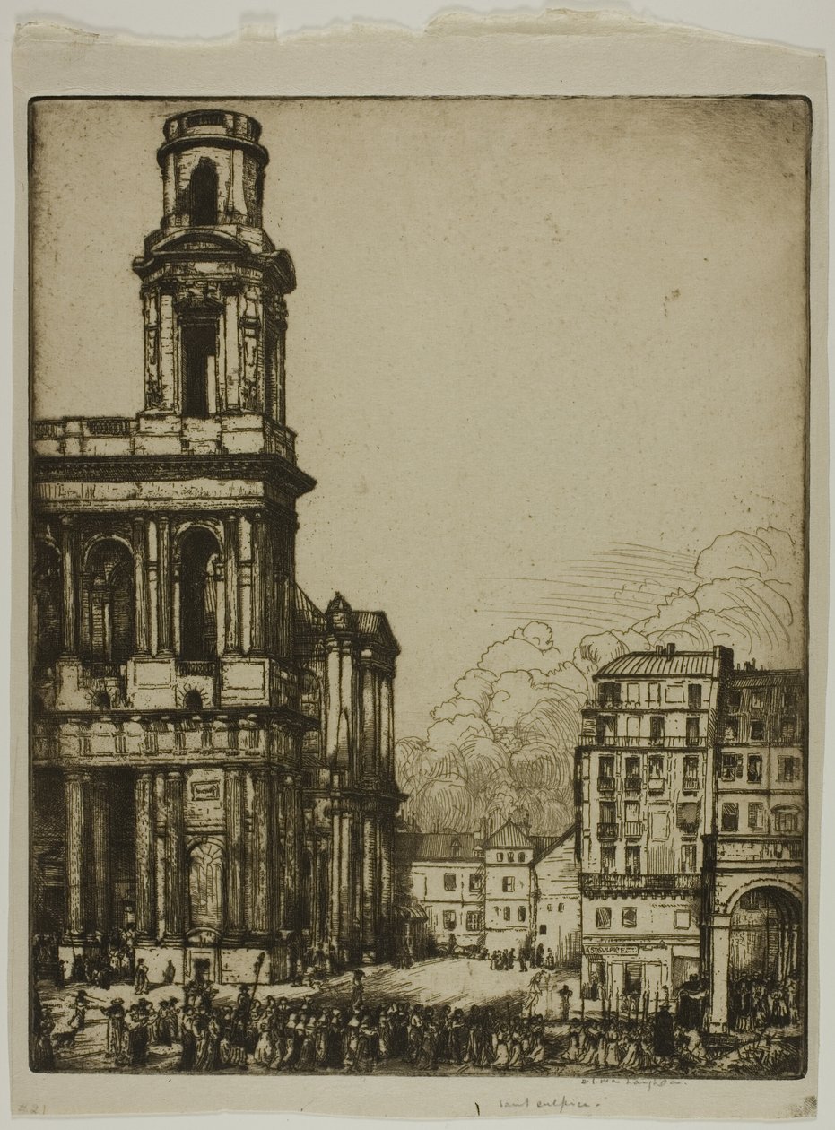 Saint Sulpice, Paris: Det lilla tornet av Donald Shaw MacLaughlan