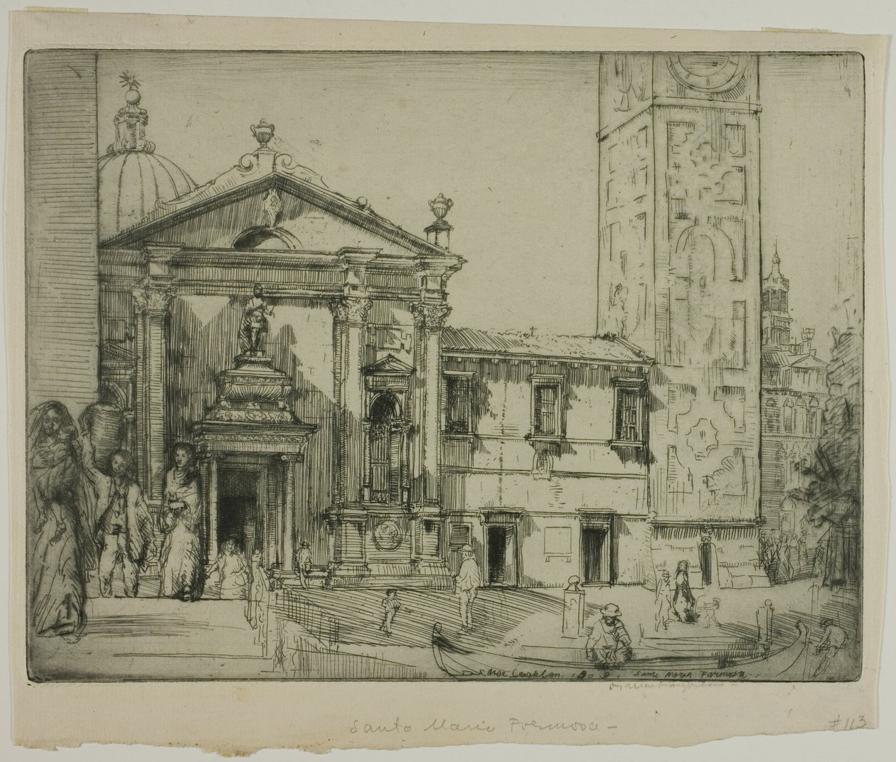 Santa Maria Formosa, Venedig av Donald Shaw MacLaughlan