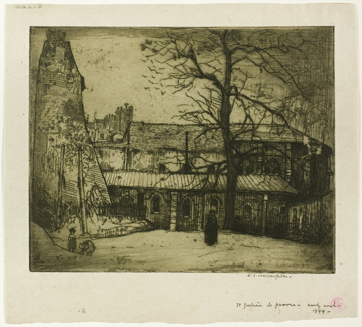 St Julien-le-Pauvre av Donald Shaw MacLaughlan