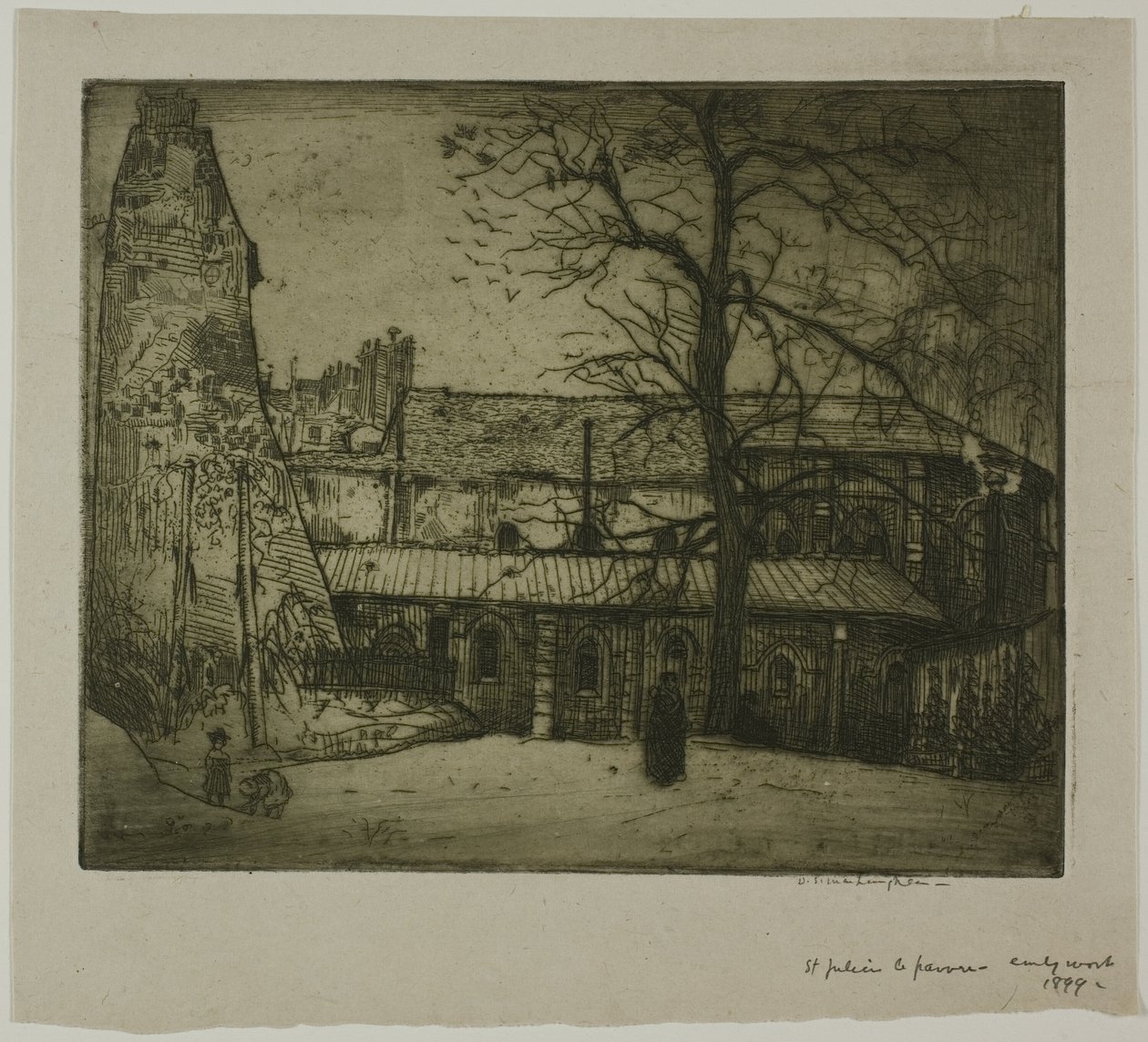 St Julien-le-Pauvre av Donald Shaw MacLaughlan