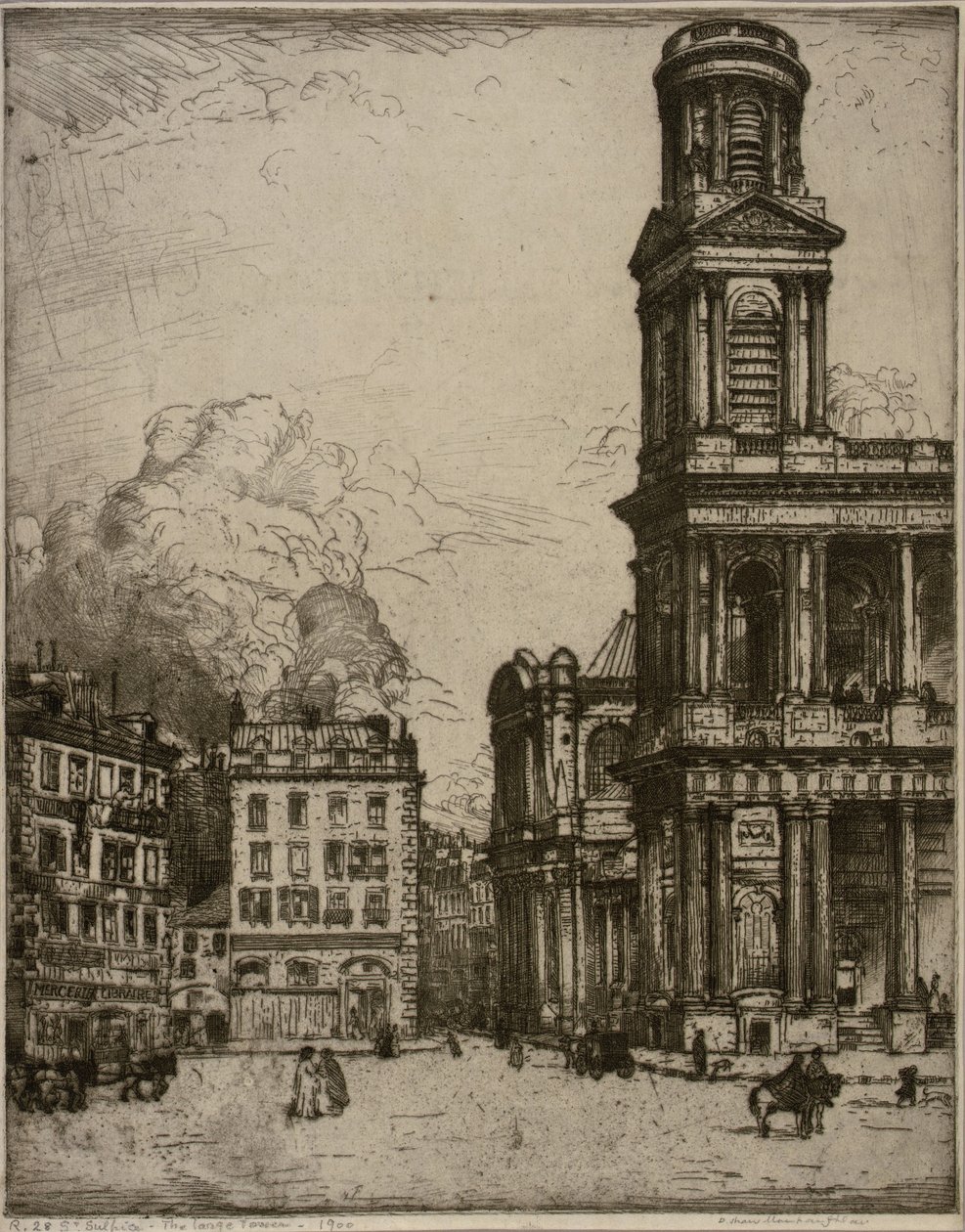 S:t Sulpice Paris, La Grande Tour av Donald Shaw MacLaughlan